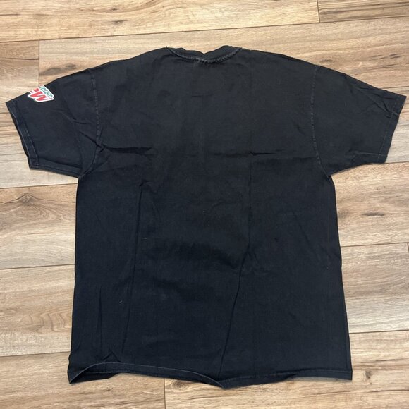 Mountain Dew Crew Logo T Shirt Adult SZ XL Black Graphic Advertisement Soda - Picture 6 of 7